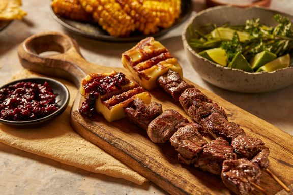 Brochetas de Solomito