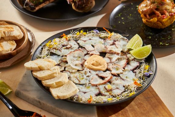 Carpaccio de pulpo