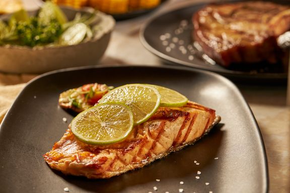 Salmón a la parrilla