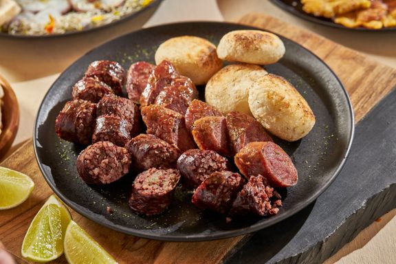 Chorizo y morcilla